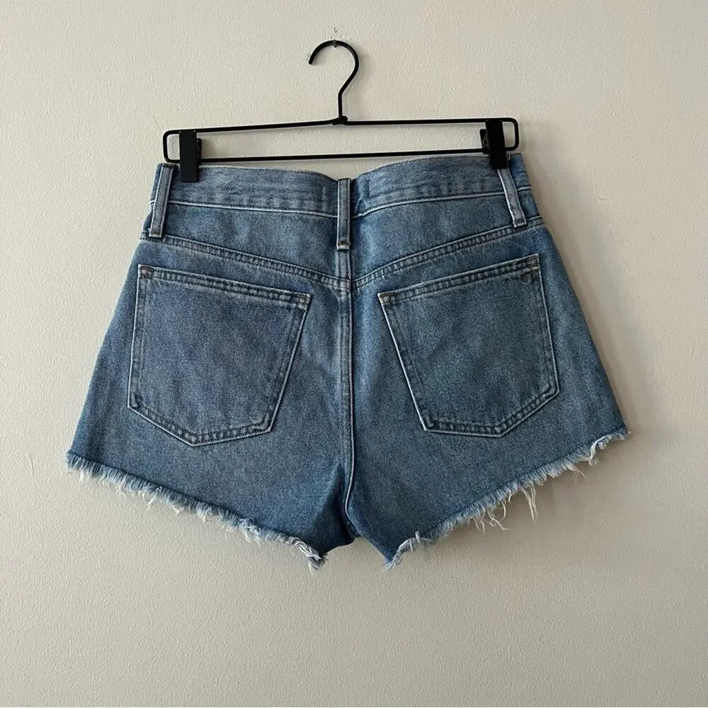 Madewell Relaxed Denim Shorts in Foxglen Wash